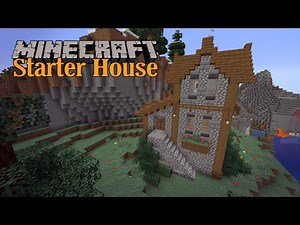 I lava cast a STARTER HOUSE in Minecraft - SpeedBuild