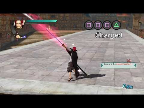 ONE PIECE: Pirate Warriors 3 | Shanks moveset showcase 「ワンピース 海賊無双3」