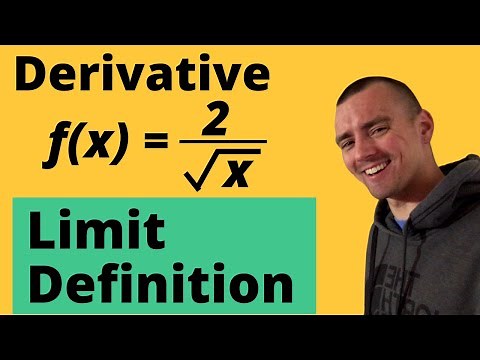 USE THE DEFINITION OF THE DERIVATIVE TO FIND THE DERIVATIVE OF 2/sqrt(x) | Definition of derivative