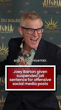 Joey Barton has been sentenced to six months in custody, suspended for 18 months