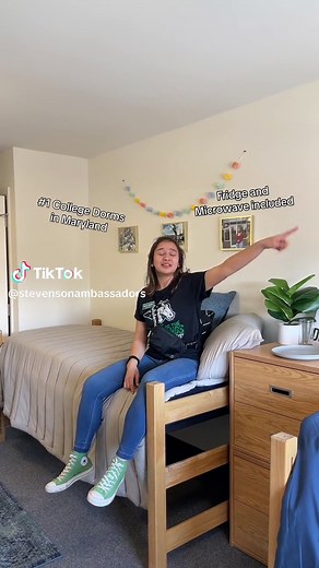We love getting to show off our residence halls 🏘️ #college #residencehalls #suambassadors #stevensonuniversity #BAMneigh #stevieu #collegehousing