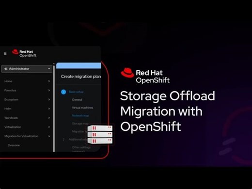 A demo of storage offload migrations with Red Hat OpenShift | David MARTINI
