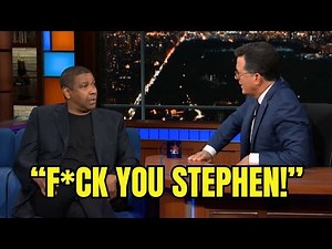 Denzel Washington STORMS Off Stephen Colbert’s Show After Tense Clash!