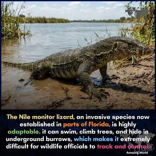 Giant Lizard Invading Florida 🦎🦎