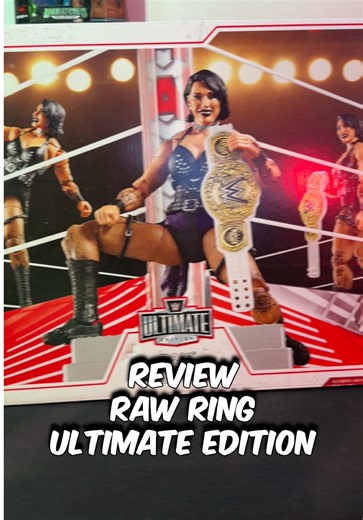 Review WWE Raw Ring a Escala de Mattel 🤯 #wweraw #wwemexico #wwefan #wwecollector