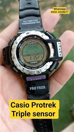 Casio Protrek Triple sensor sports Watch || Casio G-Shock Dw-5600 Men's Sports Watch
