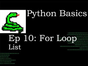 Python Basics For Loop with List