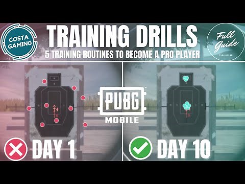 TOP 5: ADVANCED TRAINING DRILLS - Improve Your Aim and Reflexes in PUBG Mobile & BGMI (+Handcam)