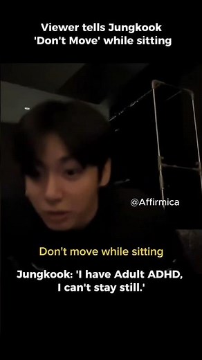 Jungkook’s ADHD: Why "Don't Move" is a Problem