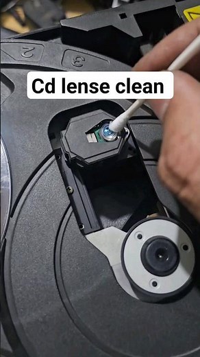 how cd lense clean . sharp hifi music system cd lense clean. #repair #sony #cassette