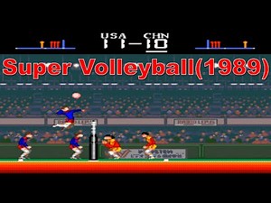 Super Volleyball Sega Game (1989) - Retro Arcade Excitement at Its Finest!