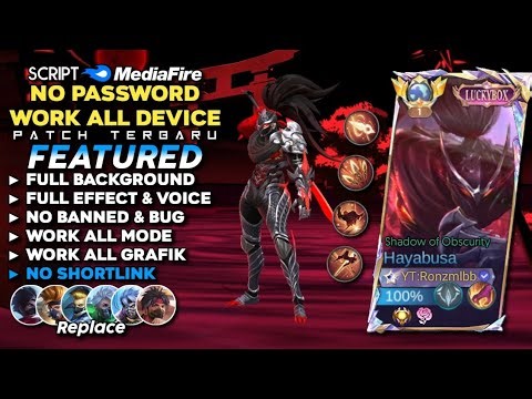 Script Skin Hayabusa Luckybox Shadow of Obscurity No Password | Full Effect Sound - Patch Terbaru