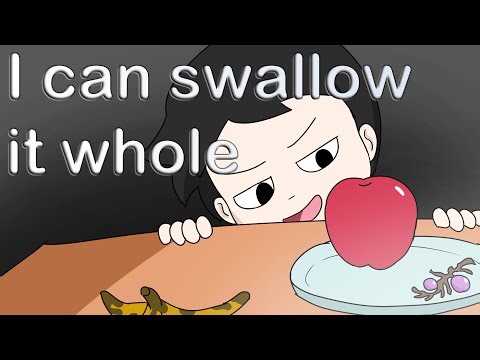 Markiplier swallow food whole Distractible animated