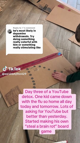 Replying to @𖤐 definite improvement today but still a little rough since my two older kids got the flu and we’ve been locked up at home #youtubedetox