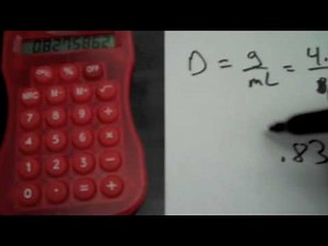 How to Calculate Volume and Density