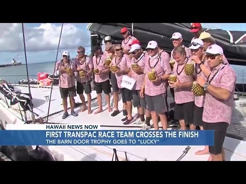 First Transpac racers cross finish line at Diamond Head