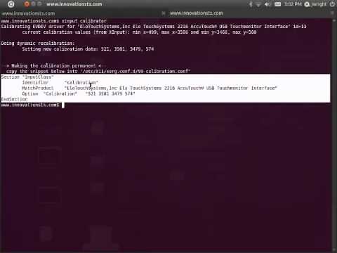 Tech Tip -- Touchscreen Calibration In Linux