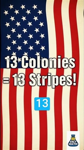 The Secret of the U.S. Flag: 50 Stars & 13 Stripes! 🇺🇸✨ #FunFacts