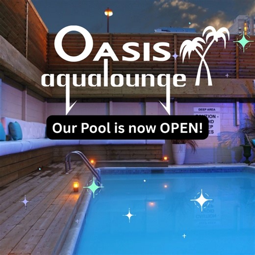 Oasis Behind The Scenes on Instagram: "The Oasis Aqualounge pool is now OPEN! We want to thank our valued members for their patience with our maintenance. Cum take a dip! Women & couples welcome today from 1pm-3am"