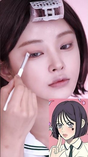 은혁vs도화🔥 웹툰 '작전명순정' 심수애 커버 메이크업🧃