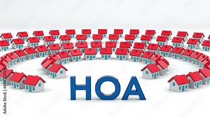 HOA Home Owner Association Animation Concept