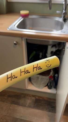 Leek under the sink #vegetables #plumbing #comedy #fun #couples #marriage #viral #reels | Rob And Elizabeth