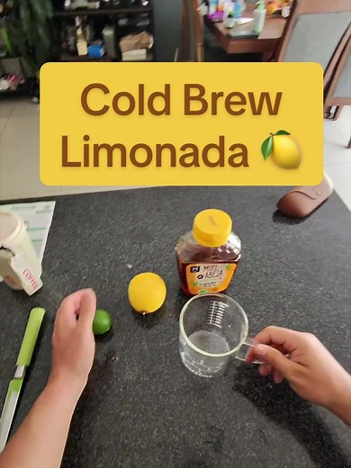 Refreshing Cold Brew Limonada Recipe