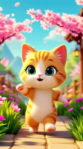 cute cat 3d cartoon #cat #kittens #cute #cutecat #cartoon #animation #video