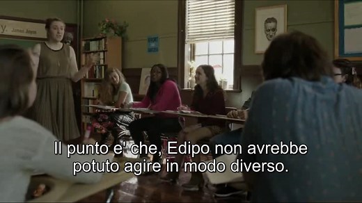 Hannah Horvath (Lena Dunham) analizza così il rapporto tra Edipo e Giocasta nella IV stagione di Girls Girls S04E07 - HBO, 2015 | discorso sul Mito