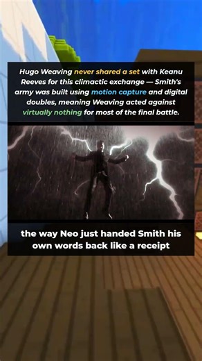 In The Matrix Revolutions (2003), notice how Neo uses Smith's own logic to end him