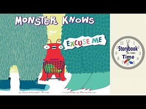 Monster Knows (Monster Knows Manners) - Kids Books Read Aloud