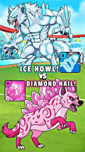 Hyanite New Skill vs Werefroz Skill Battle In Dynamons World||#dynamonsworld#dynamon#shorts