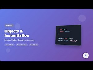 PHP OOP for Beginners: Objects, Classes, and Instantiation Explained!