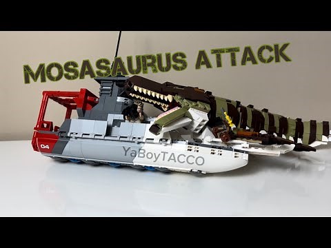 LEGO Mosasaurus Mission | Jurassic World Rebirth | Speed build & Customizations