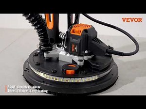 VEVOR Drywall Sander 800W Brushless Motor - Ultimate Tool for Smooth Walls!