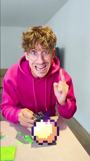 Abrí una BLOQUE MISTERIOSO de Minecraft 😱 #minecraft #invictor