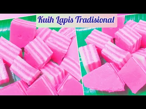 Resepi Kuih Lapis Mudah || Kuih Tradisional Simple