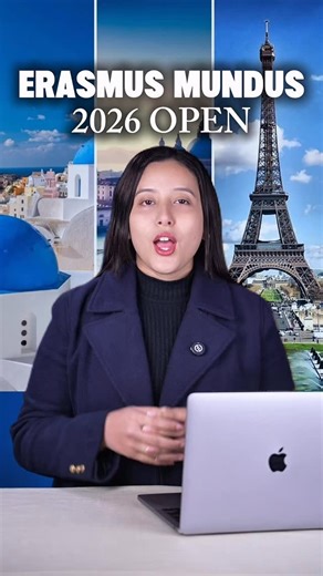 Planning to do a fully funded Master’s in Europe? 🇪🇺✨Then watch this video till the end! Because the Erasmus Mundus Scholarship 2026 is now OFFICIALLY OPEN 🎓🔥 ✅ Tuition fees ✅ Travel costs ✅ Insurance ✅ Monthly living allowance To apply, you need to: 📌 Choose your program from the Erasmus Catalogue 📌 Meet eligibility criteria 📌 Prepare documents like your Motivation Letter, transcripts & passport 📌 Submit your application online Feeling confused or unsure where to start? Nep.SOP is here 