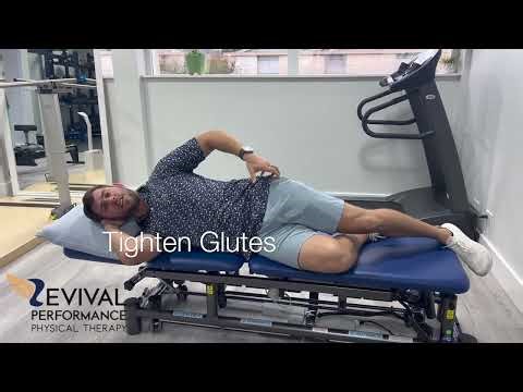 side lying hip flexor stretch