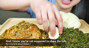 Fufu Eating ASMR | Relaxing Food Sounds