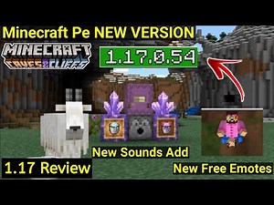 Minecraft Pe New Version 1.17.0.54 Released | Minecraft New Beta | In Hindi | 2021