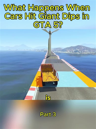 What Happens When Cars Hit Giant Dips in GTA 5