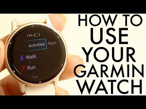 How To Use Garmin Watch! (Complete Beginners Guide)