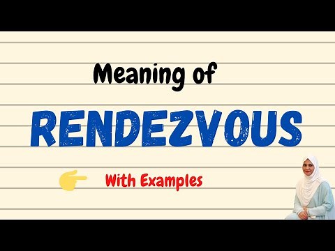 Daily vocabulary | Rendezvous Meaning | Vocabgram