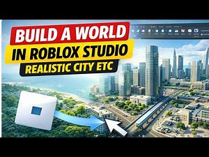 How To Build a World In Roblox Studio, Realistic City,Restricted Place ETC