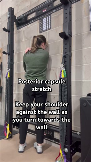 Posterior shoulder capsule stretch- level 1