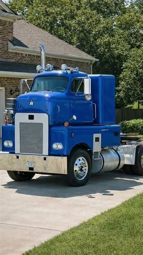 International Harvester cab-over-engine semi-truck #truck #International #harvester