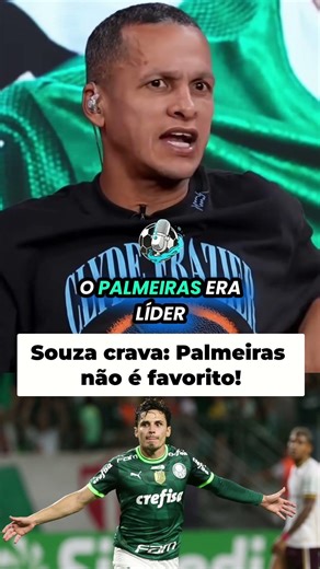 🔥 Souza crava: Palmeiras não é favorito! #shorts