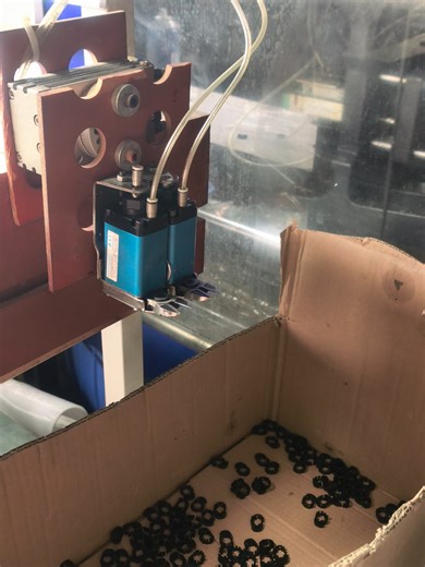 One part: Remember When People Did This By Hand? Injection Molding Automation Has Completely Taken Over #InjectionMolding #InjectionRobot #FactoryAutomation #PlasticInjection #NoHumans #FutureOfWork