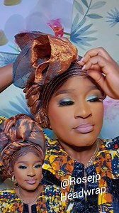 Fast easy headwrap tutorial for beginners 🥳💃🏽 | Rose jp